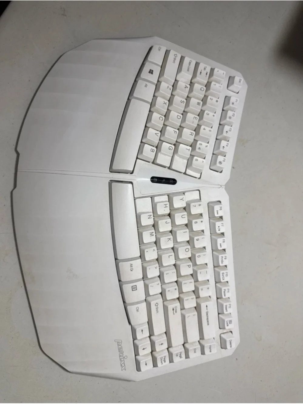 Perixx PERIBOARD-613W Wireless 2.4 & Bluetooth Ergonomic Compact Split Keyboard